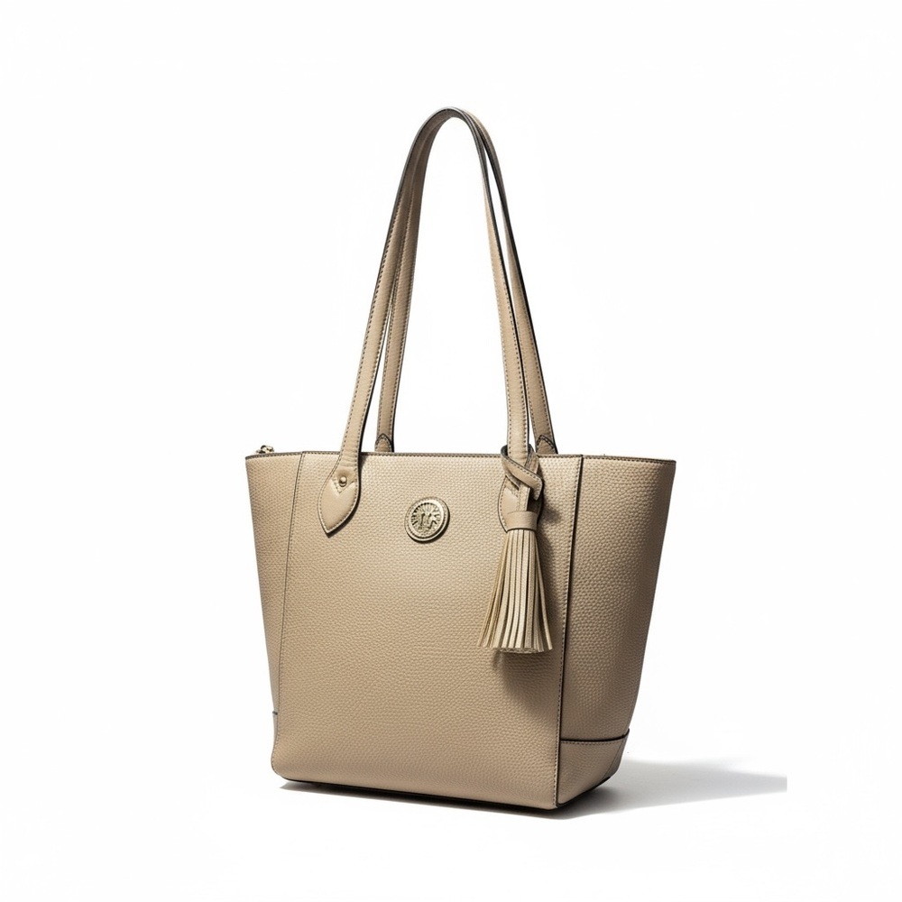 Anne Klein Tan Faux Leather Shoulder Bag